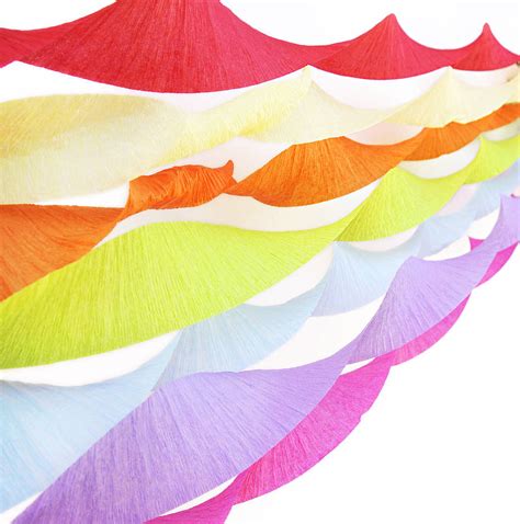 crepe paper streamers ideas